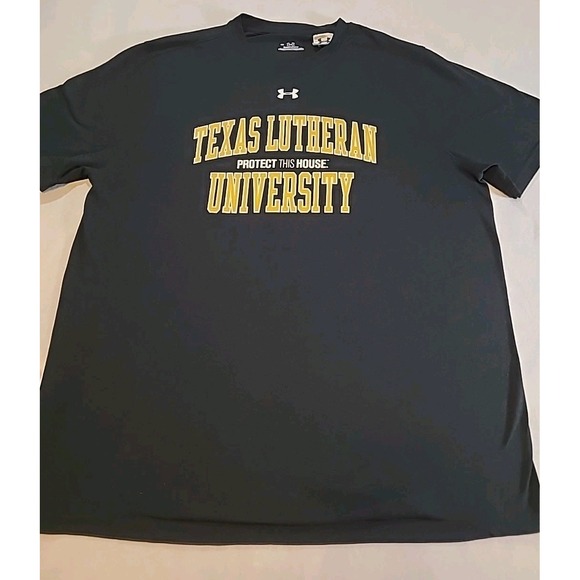 Under Armour Heatgear‎ T Shirt Texas Luthern Univ Mens Size Large - Picture 1 of 8